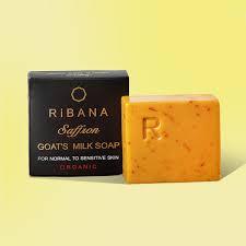 RIBANA Saffron Goats Milk Soap Goats)